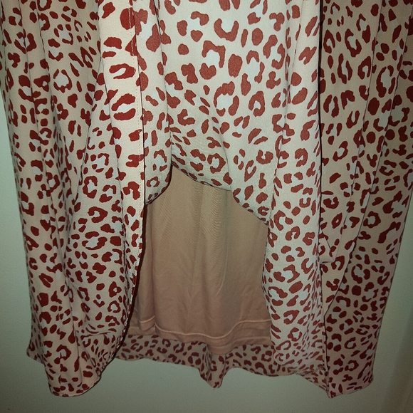 In Every Story Leopard Print V Neck Dress - Picture 4 of 8